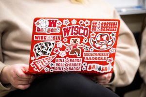 Wisconsin themed laptop