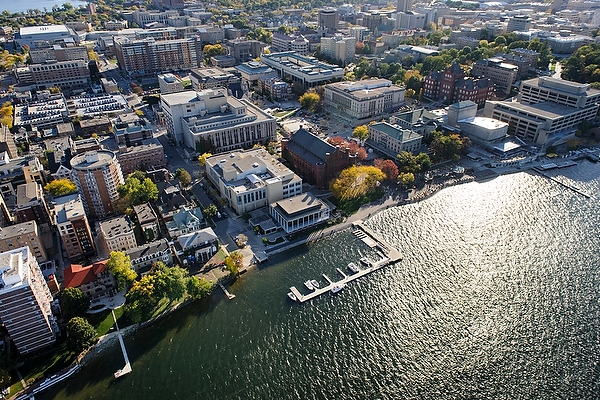 Madison aerial view