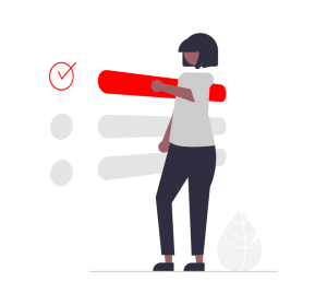 Illustration of checklist