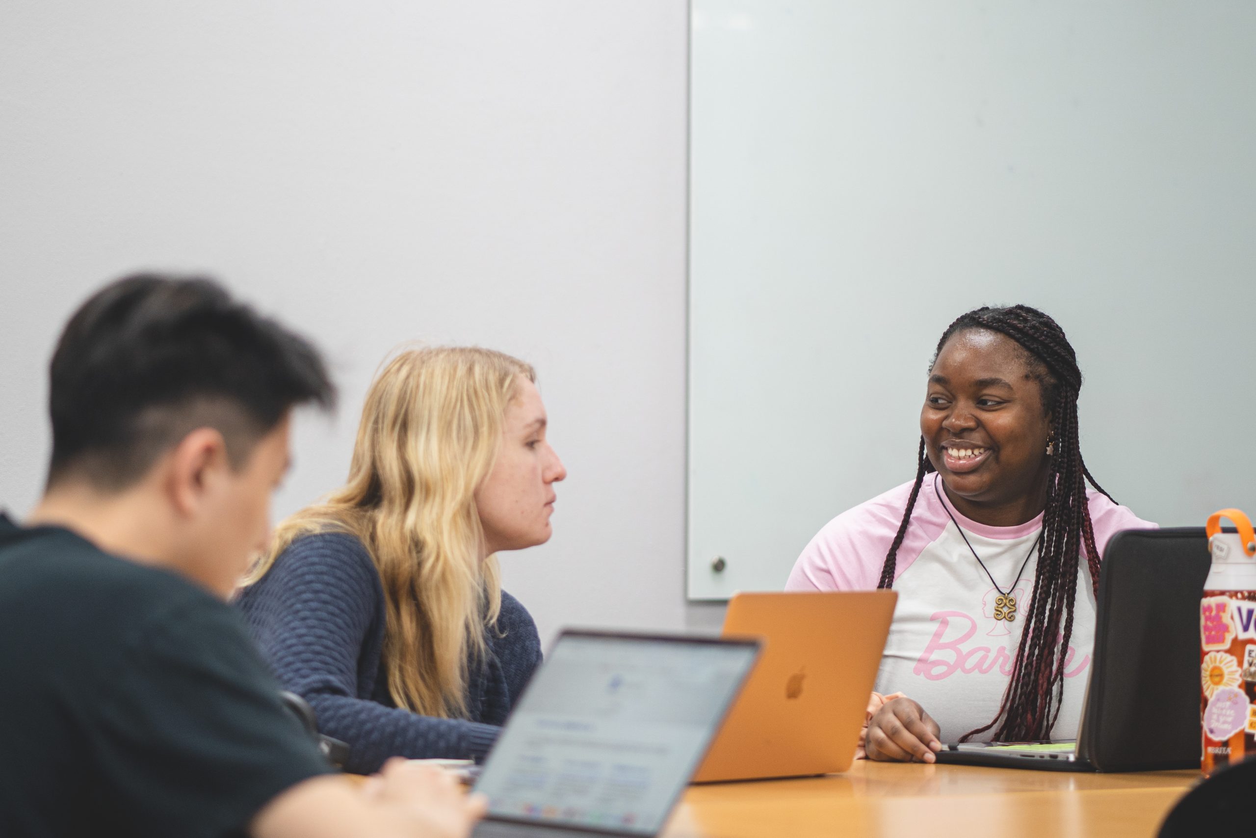 Students in an iSchool class