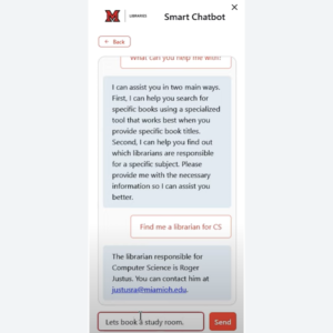 Library chatbot