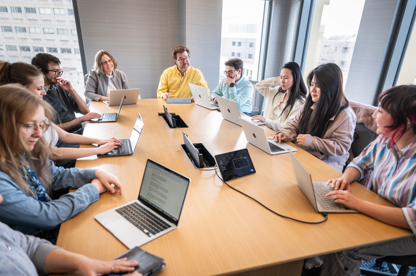 Research lab meeting
